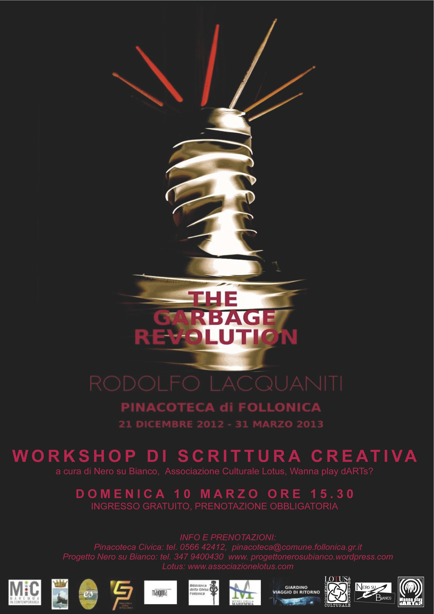 WORKSHOP DI SCRITTURA CREATIVA TEH GARBAGE REVOLUTION