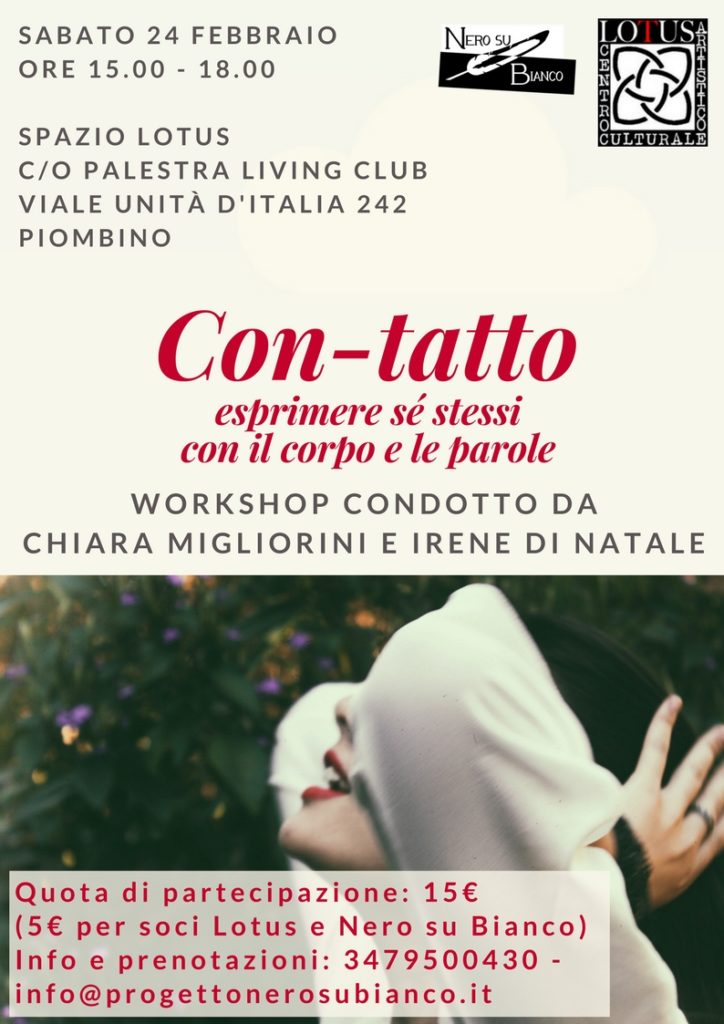 workshop con-tatto 24 febbraio 2018